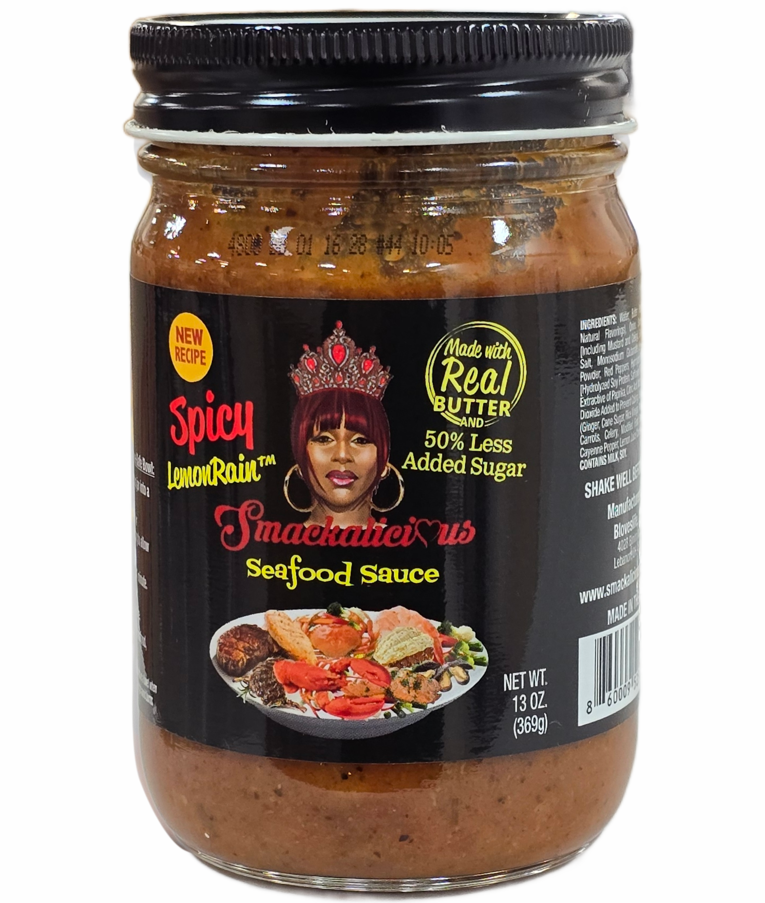SMACKALICIOUS SAUCE (SPICY) WITH LEMON RAIN